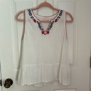 Gap blouse with embroidery detail